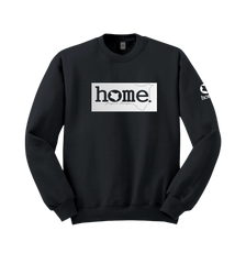 home_254 DARK GREY SWEATSHIRT (HEAVY FABRIC) WITH A SILVER CLASSIC PRINT