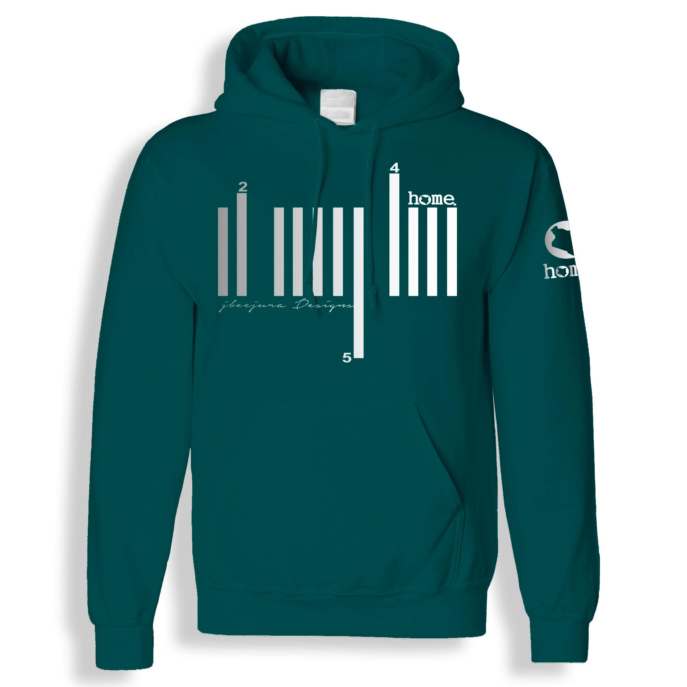 Hoodie - Deep Aqua(Heavy Fabric)