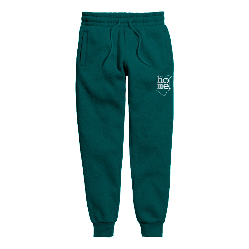 home_254 KIDS SWEATPANTS PICTURE FOR DEEP AQUA HEAVY FABRIC SILVER CLASSIC PRINT