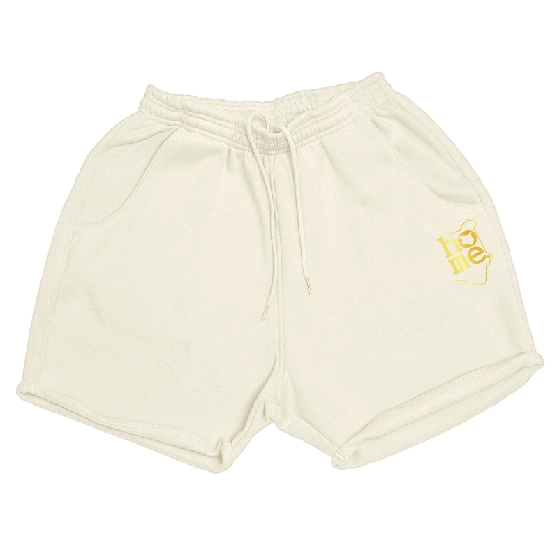 Women's Booty Shorts - Soft Beige (Heavy Fabric)