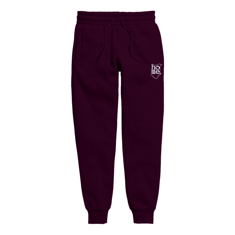 home_254 CLARET SWEATPANTS WITH A SILVER PRINT