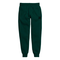 home_254 HUNTER GREEN NUVETRA™ WOMENS SWEATPANTS WITH A BLACK PRINT