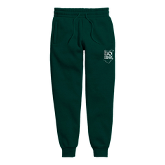 home_254 HUNTER GREEN NUVETRA™ WOMENS SWEATPANTS WITH A SILVER PRINT