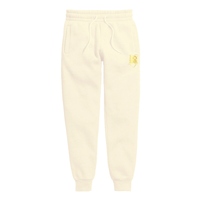 Womens Sweatpants - Soft Beige (Heavy Fabric)