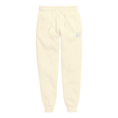 Womens Sweatpants - Soft Beige (Heavy Fabric)