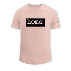 home_254 KIDS SHORT-SLEEVED PEACH T-SHIRT WITH A BLACK CLASSIC PRINT – COTTON PLUS FABRIC