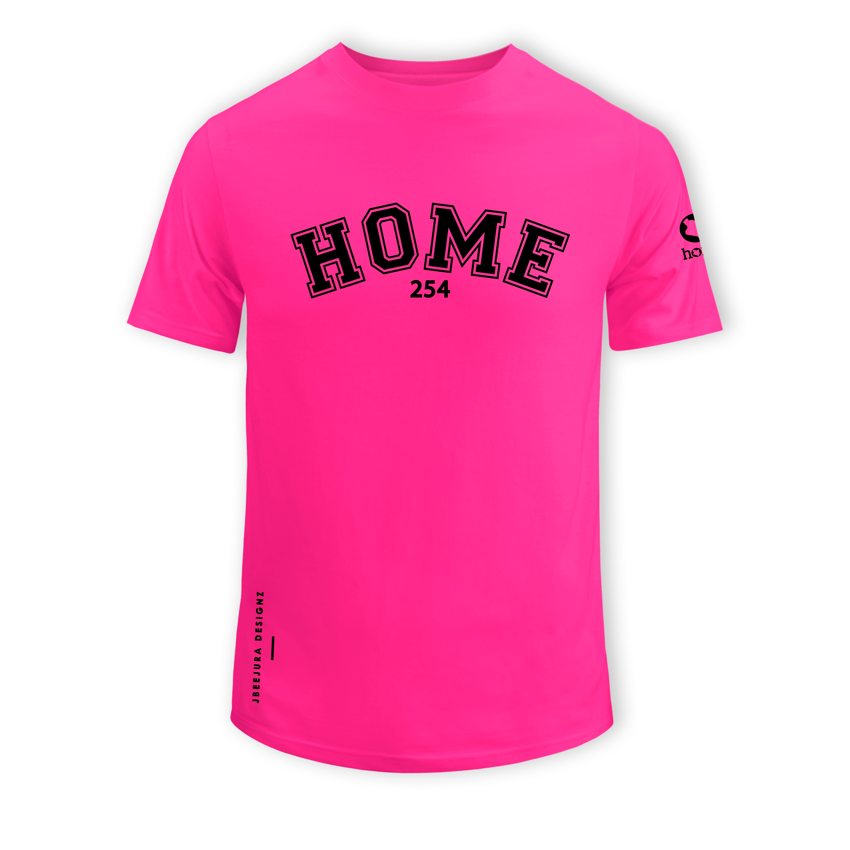 College Tee - Hot Pink