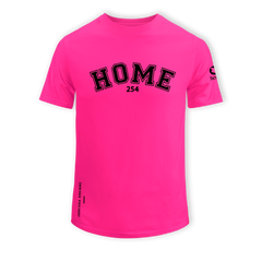 College Tee - Hot Pink