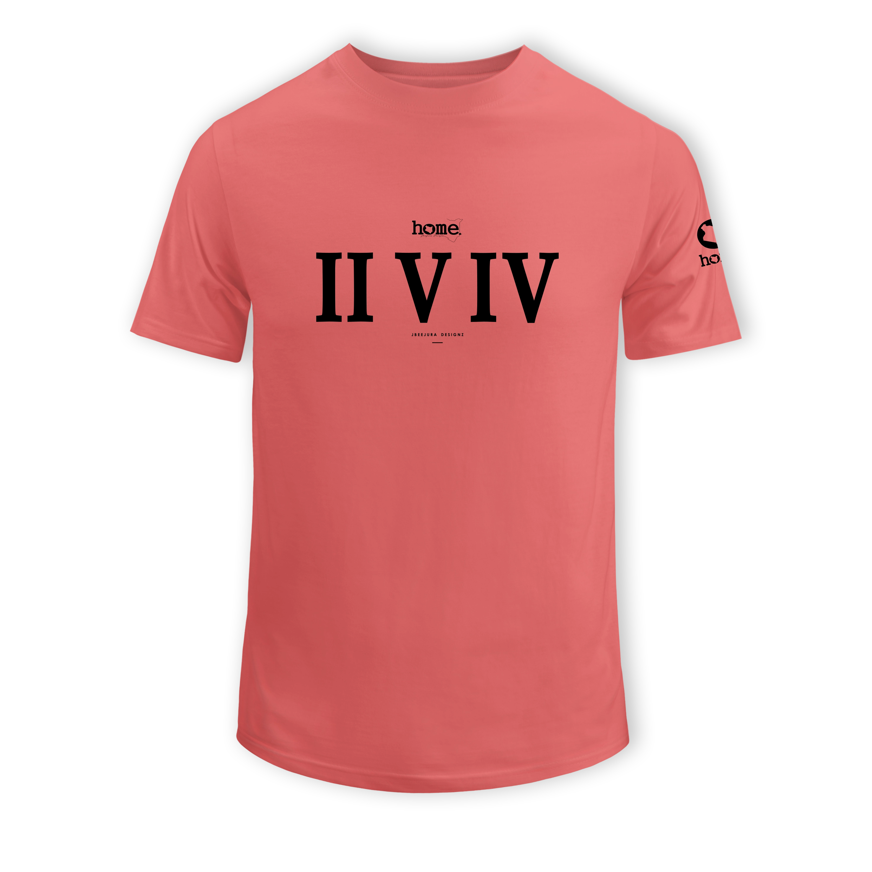 home_254 KIDS SHORT-SLEEVED MULBERRY T-SHIRT WITH A BLACK ROMAN NUMERALS PRINT – COTTON PLUS FABRIC