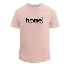 home_254 KIDS SHORT-SLEEVED PEACH T-SHIRT WITH A BLACK CLASSIC WORDS PRINT – COTTON PLUS FABRIC