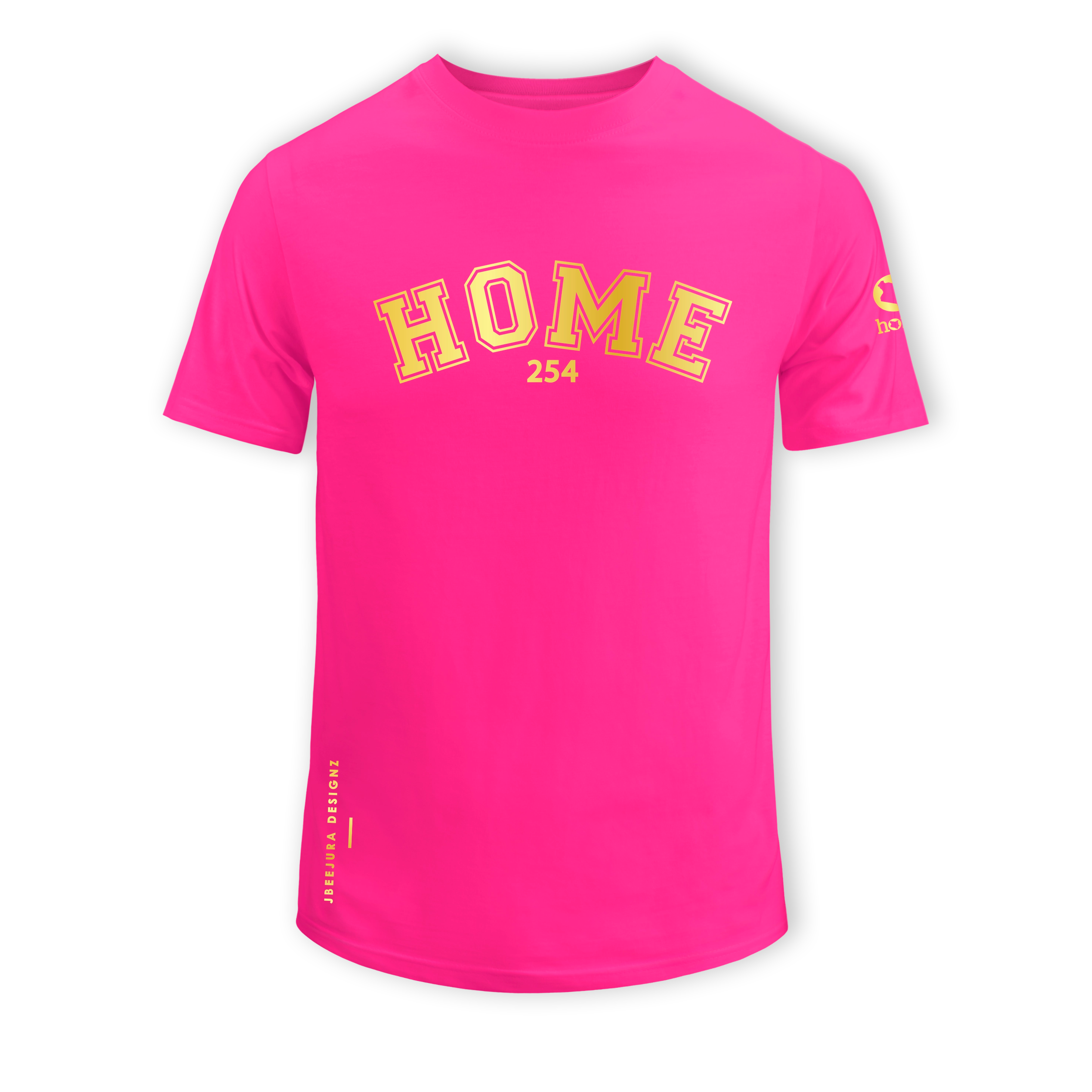 College Tee - Hot Pink