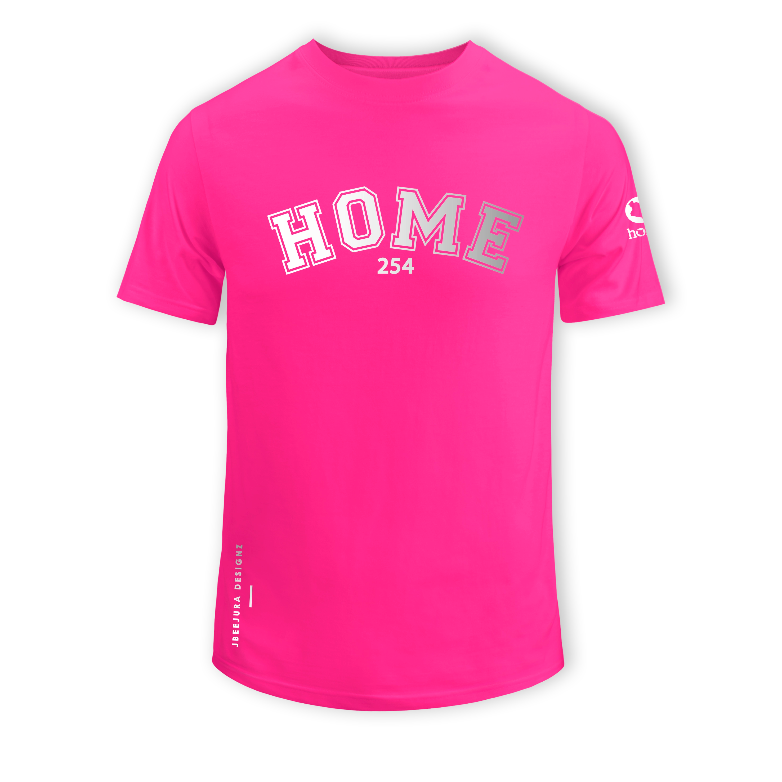 College Tee - Hot Pink