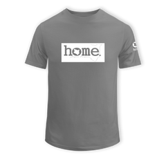 home_254 SHORT-SLEEVED SAGE T-SHIRT WITH A WHITE CLASSIC PRINT – COTTON PLUS FABRIC