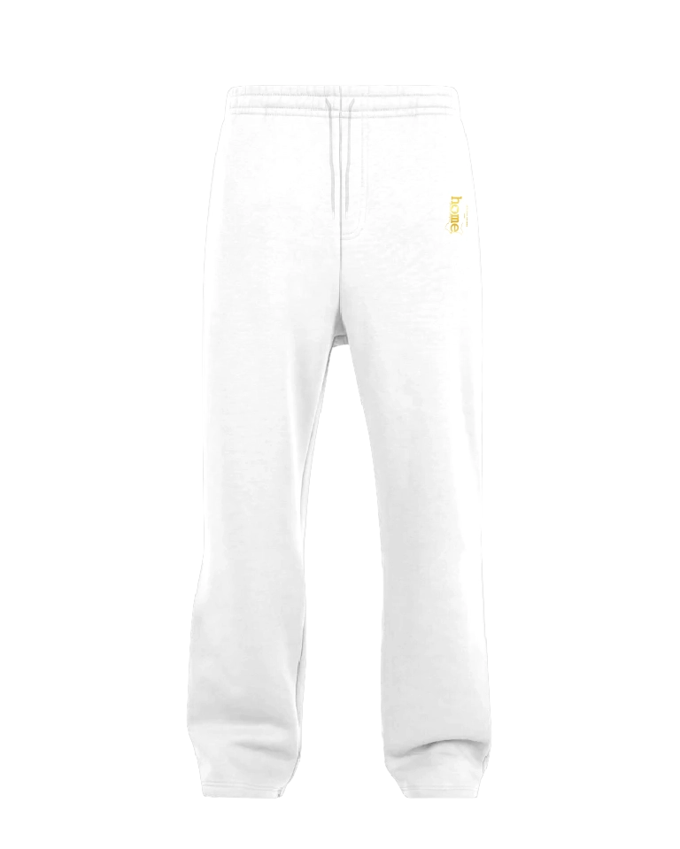 Mens Cosy Pants - White