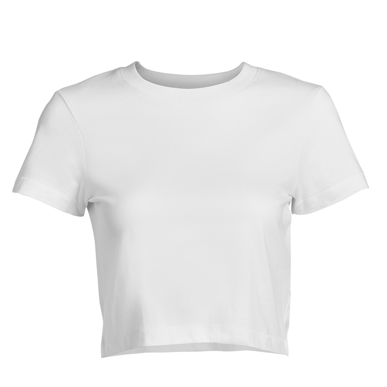 Cropped T-Shirt - White