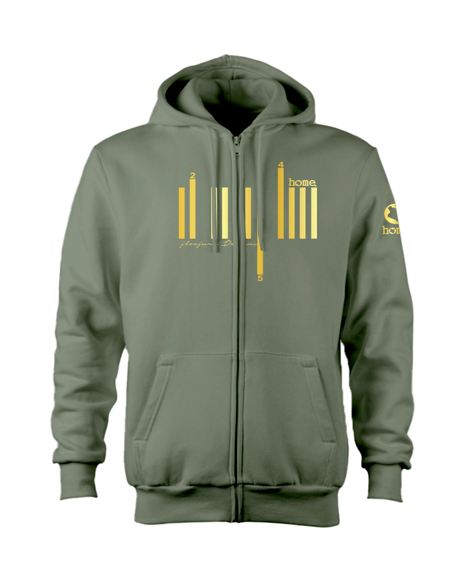 Zip-up Hoodie  - Finch (Heavy Fabric)