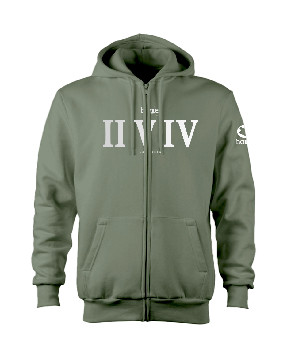 Zip-up Hoodie  - Finch (Heavy Fabric)
