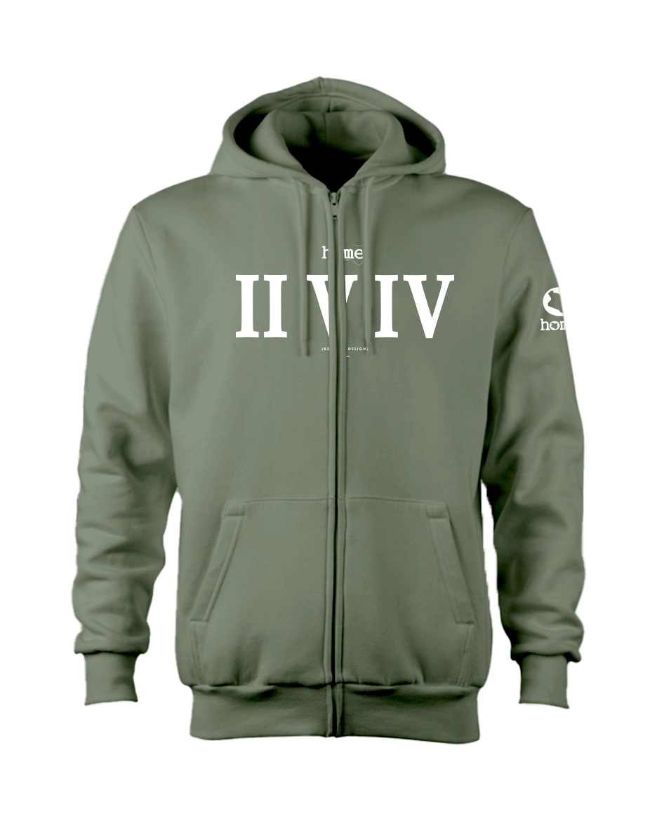 Zip-up Hoodie  - Finch (Heavy Fabric)
