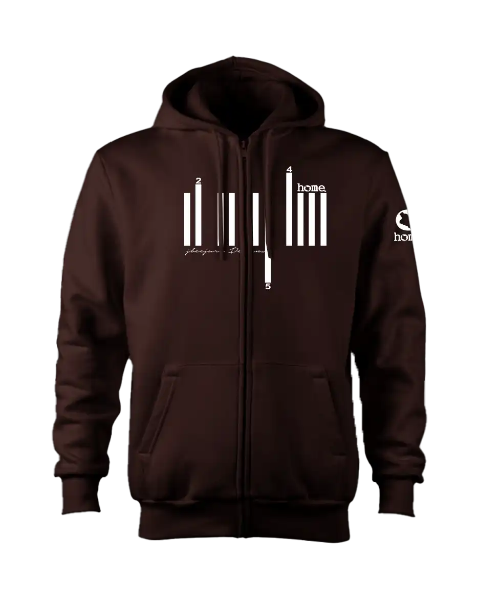 Zip-up Hoodie  - Hickory Brown (Mid Heavy Fabric)