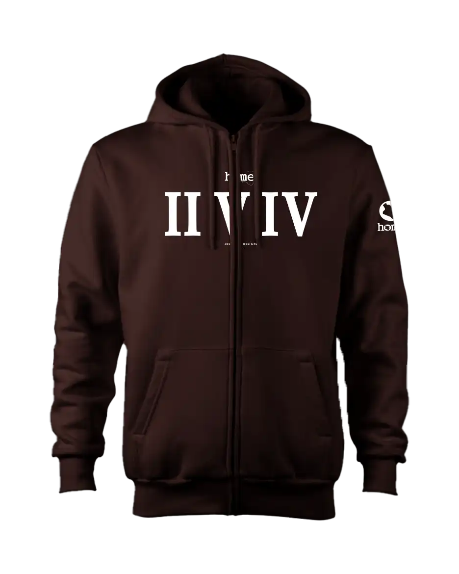 Zip-up Hoodie  - Hickory Brown (Mid Heavy Fabric)