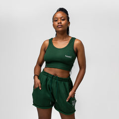 Mushie Vest Top - Rich Green