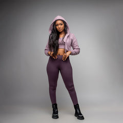 ash purple leggings - purple