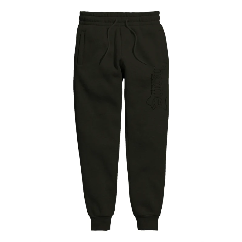 Mens Sweatpants - Black (Mid-Heavy Fabric)