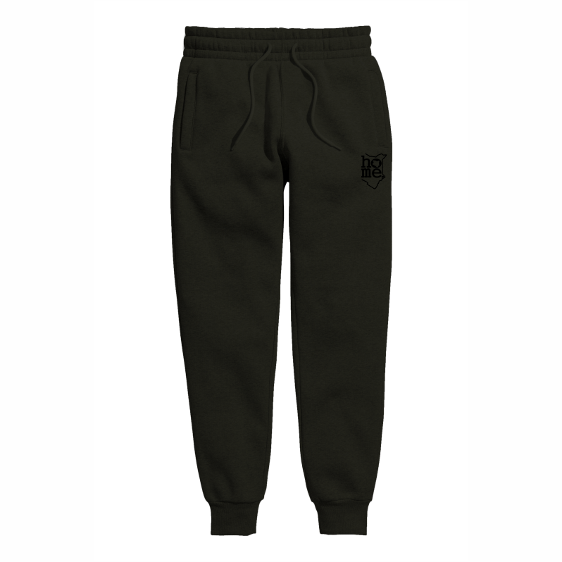 home_254 KIDS SWEATPANTS PICTURE FOR BLACK MID-HEAVY FABRIC BLACK CLASSIC PRINT