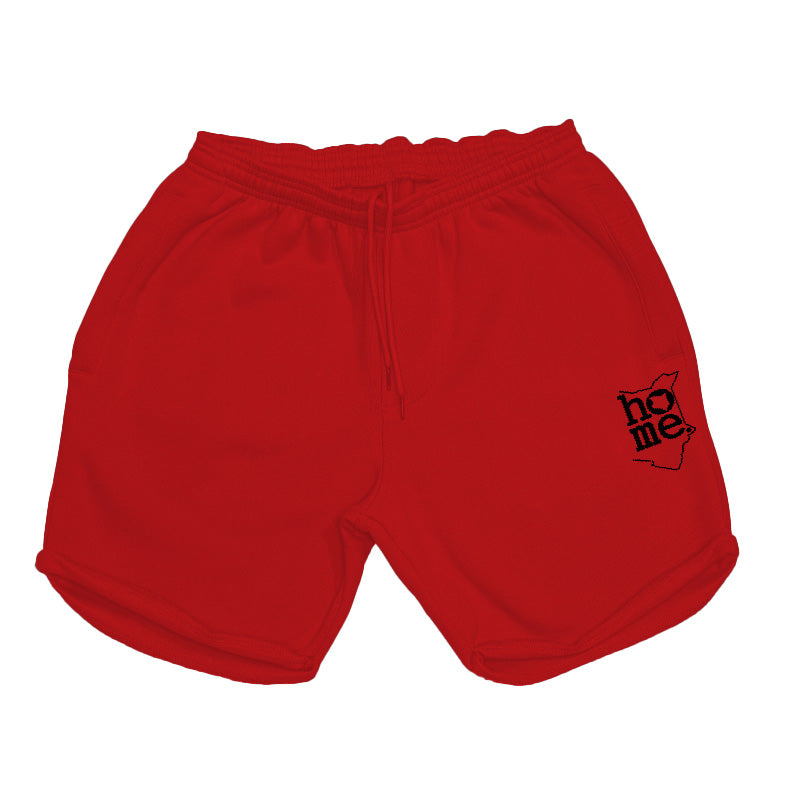 Men's Long Shorts - Red (Heavy Fabric)