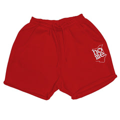 Women's Booty Shorts - Red (Heavy Fabric)