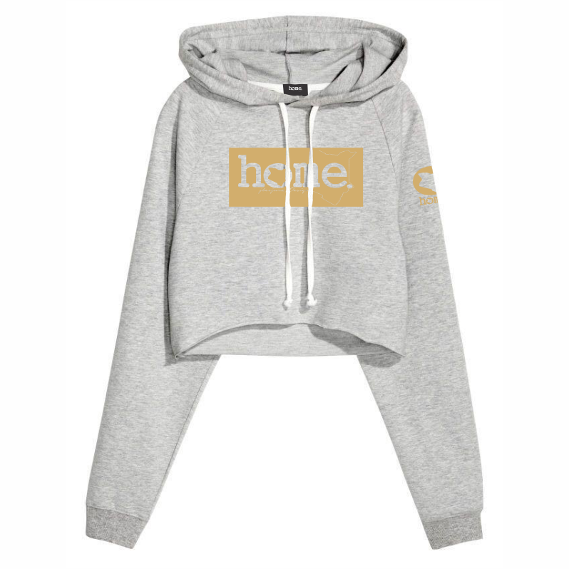 Cropped Hoodie - Light Grey (Heavy Fabric)