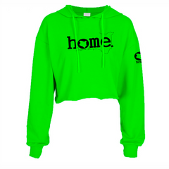 Cropped Hoodie - Lime Green (Heavy Fabric)