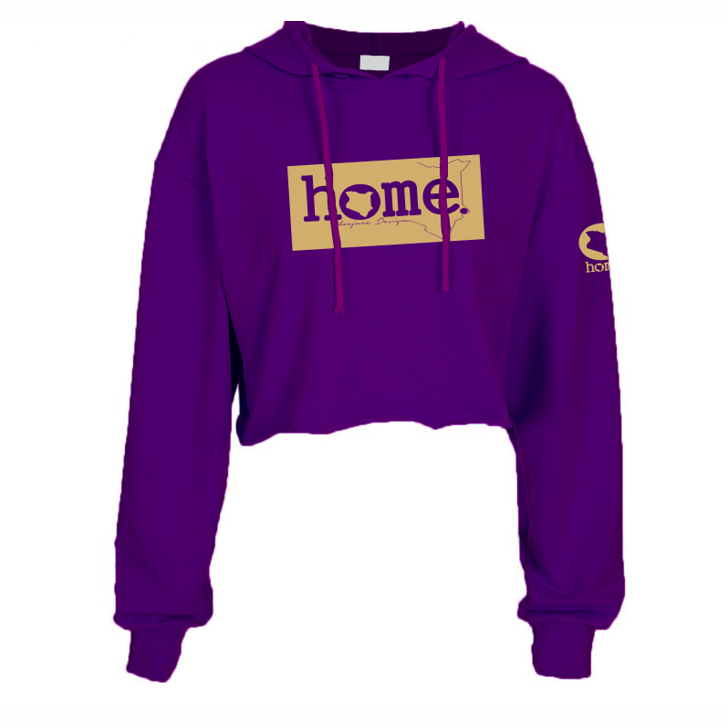 Cropped Hoodie - Purple (Heavy Fabric)