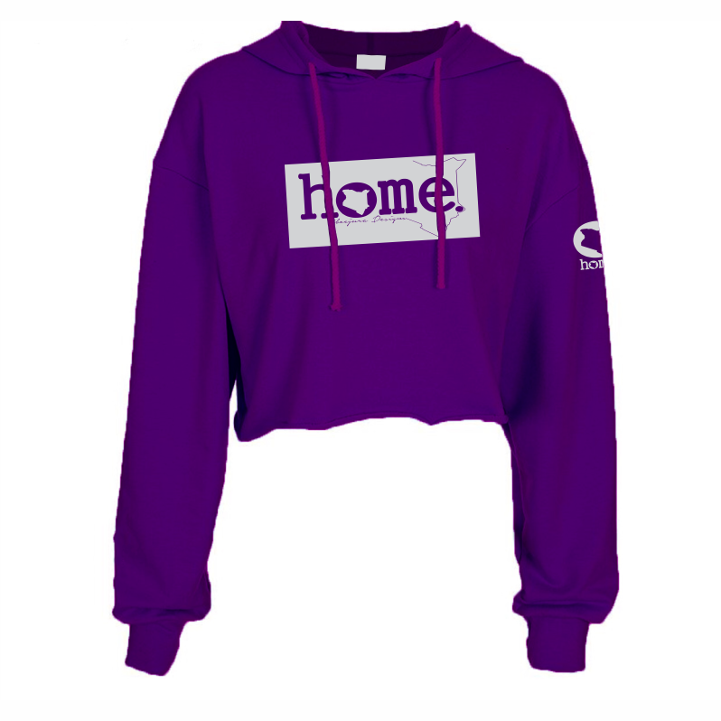 Cropped Hoodie - Purple (Heavy Fabric)