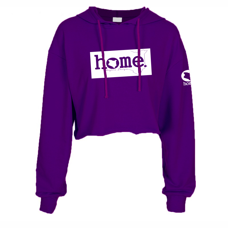 Cropped Hoodie - Purple (Heavy Fabric)
