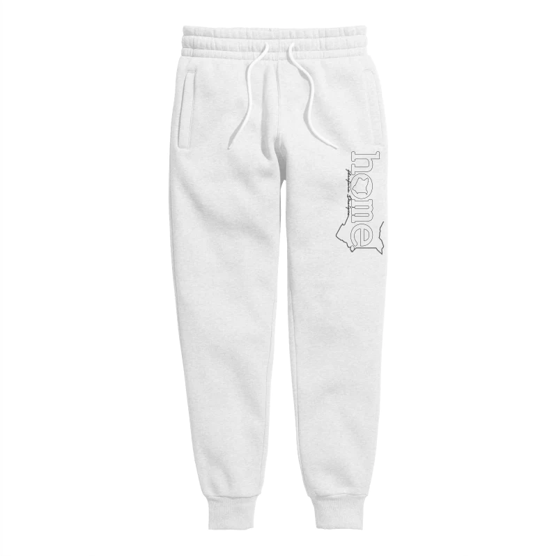 Mens Sweatpants - White (Mid-Heavy Fabric)