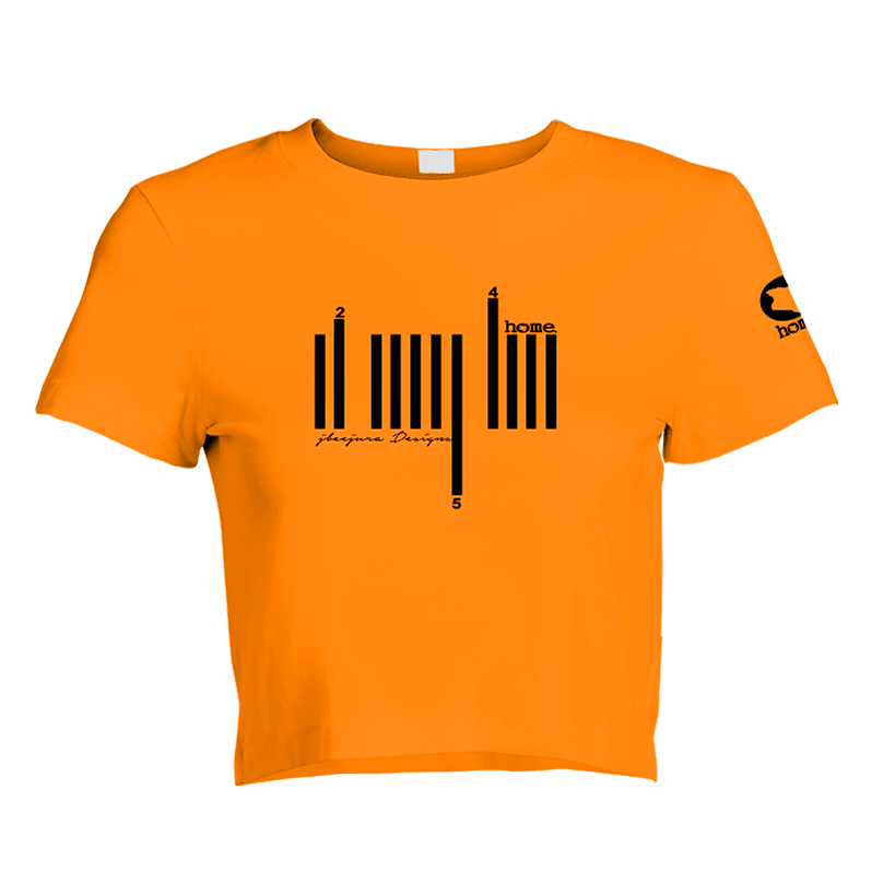 Cropped T-Shirt - Orange