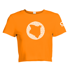 Cropped T-Shirt - Orange