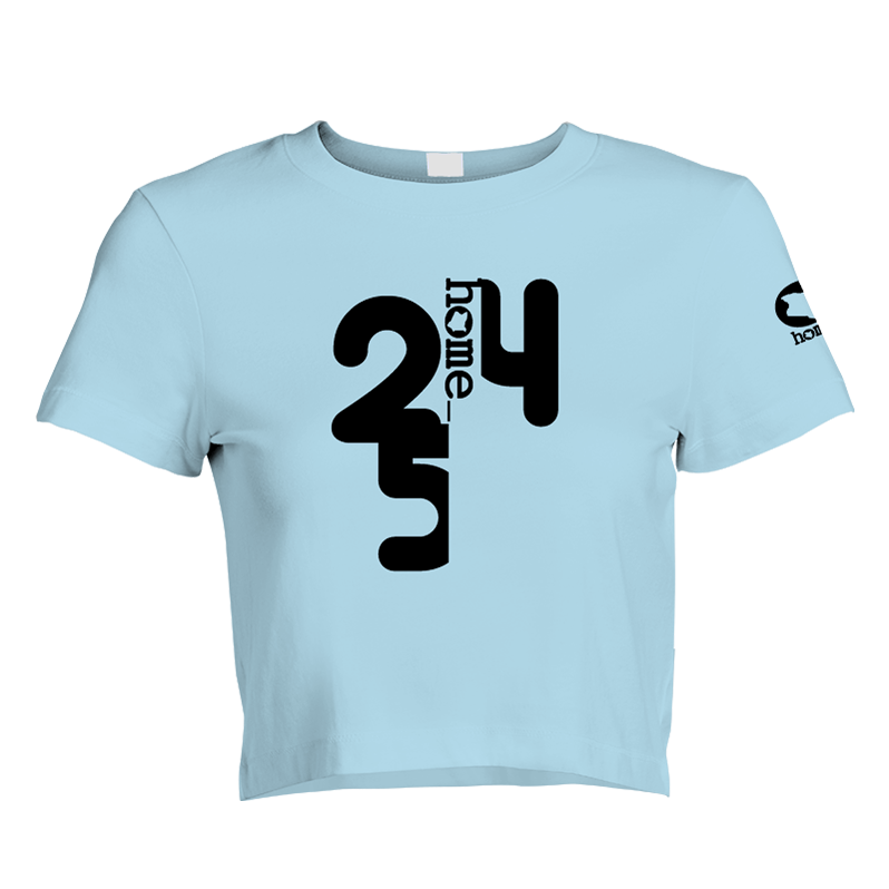 Cropped T-Shirt - Sky Blue