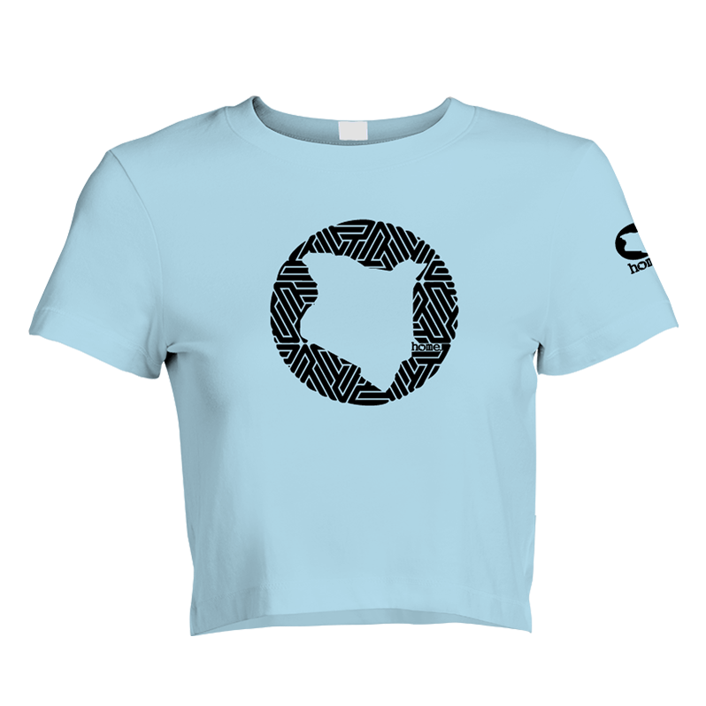Cropped T-Shirt - Sky Blue
