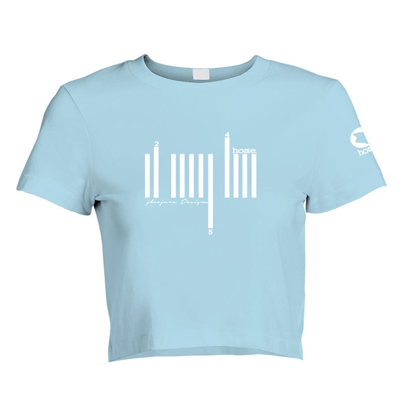 Cropped T-Shirt - Sky Blue
