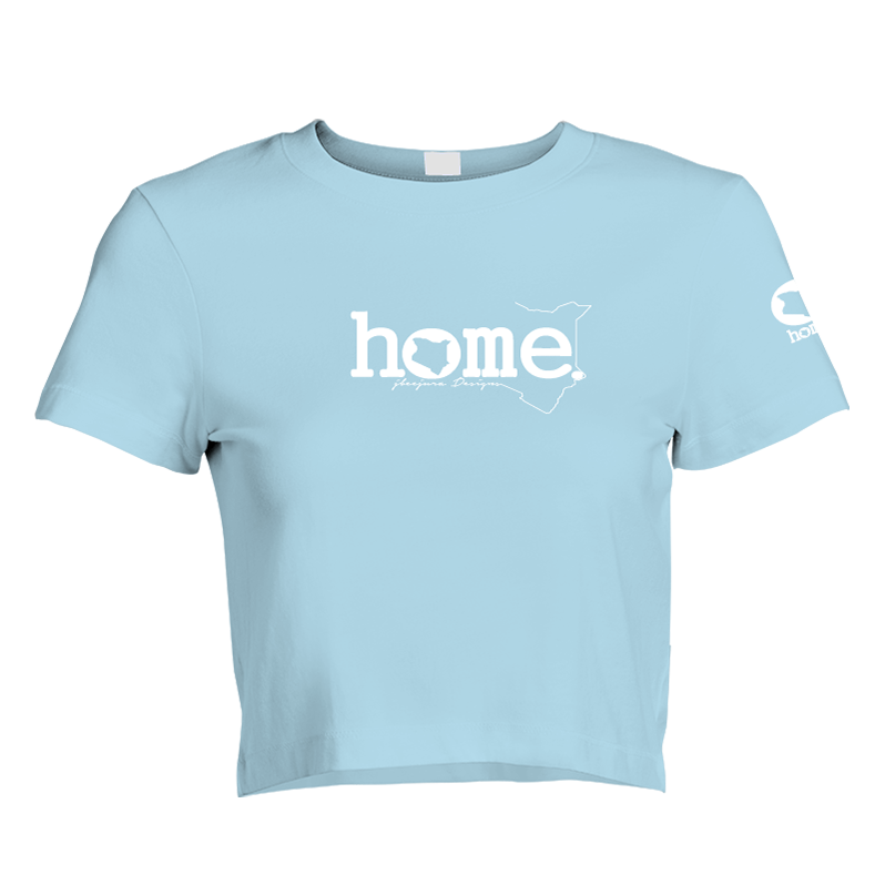 Cropped T-Shirt - Sky Blue