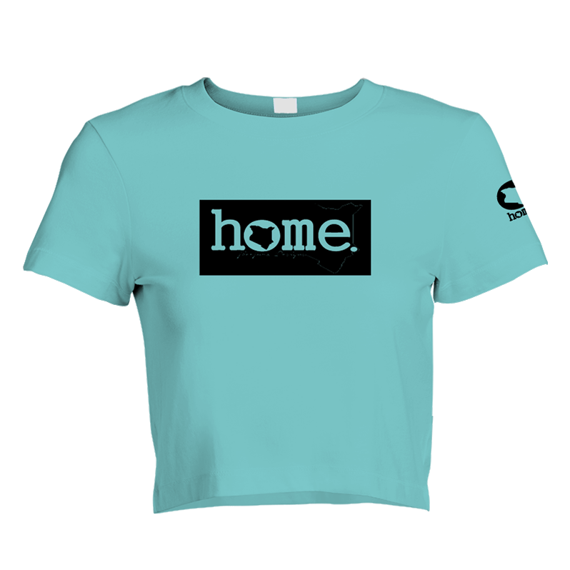 Cropped T-Shirt - Turquoise Blue