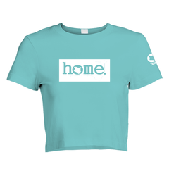 Cropped T-Shirt - Turquoise Blue