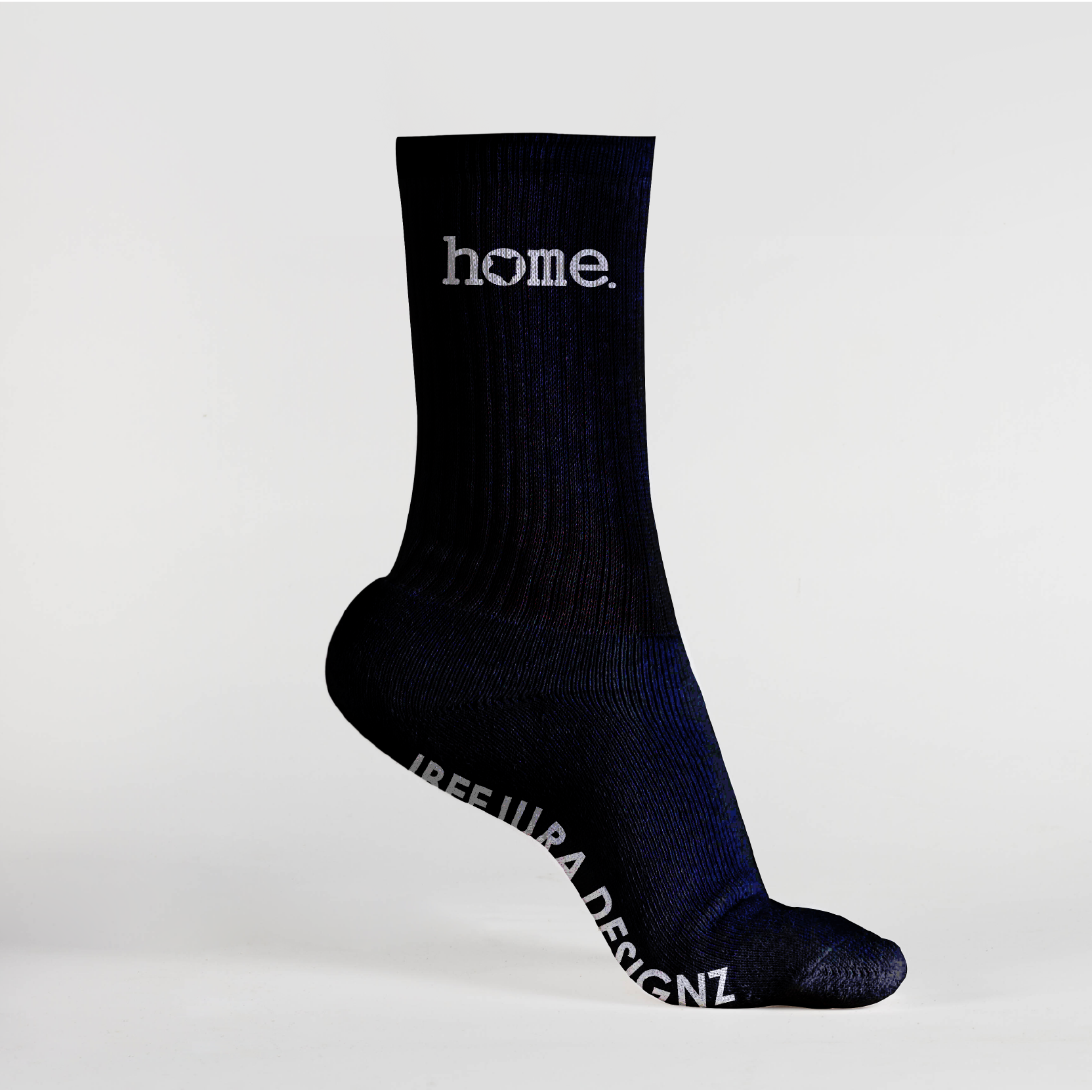 JBEEJURA DESIGNZ | home - 254 Black Essential Long Socks. 