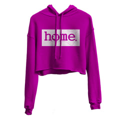 Cropped Hoodie - Fuchsia (Heavy Fabric)