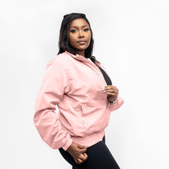 Home_254 x JBlessing, Women's Peach Funky Jacket- Side view