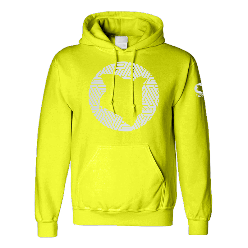 Kids Hoodie - Lime Green (Heavy Fabric)