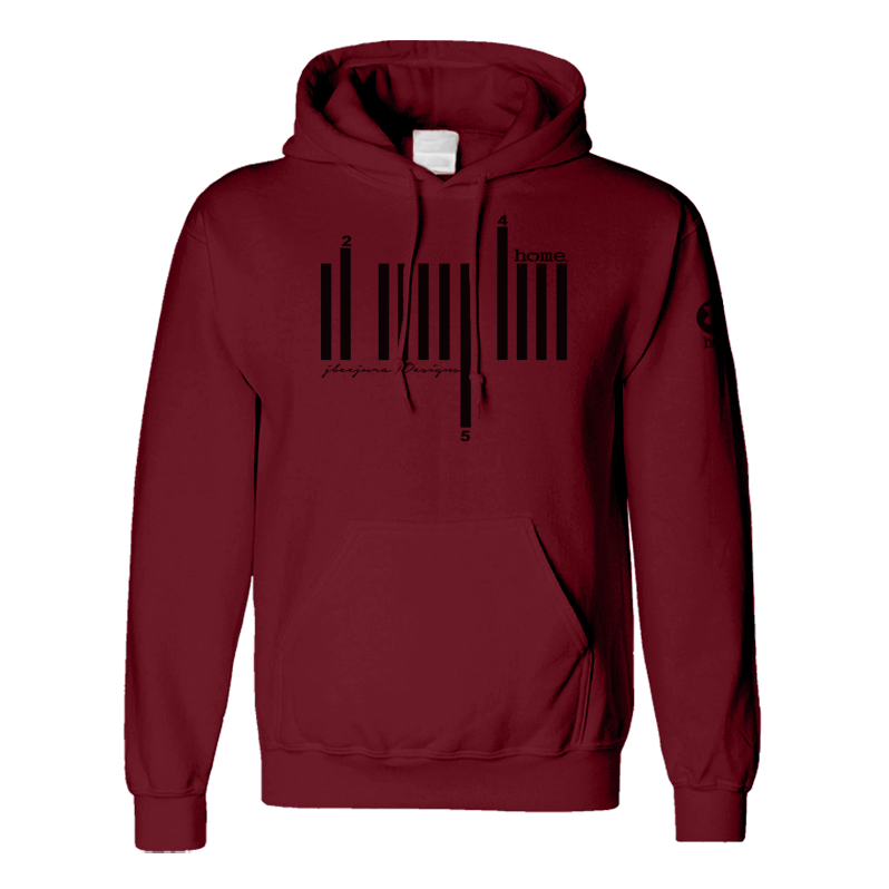 Hoodie - Maroon Red (Heavy Fabric)