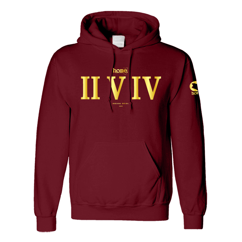 Hoodie - Maroon Red (Heavy Fabric)